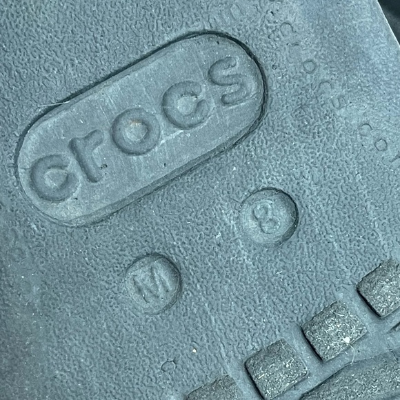 Crocs Mens Santa Cruz Slip on loafers in linen black size 8 - Picture 7 of 10